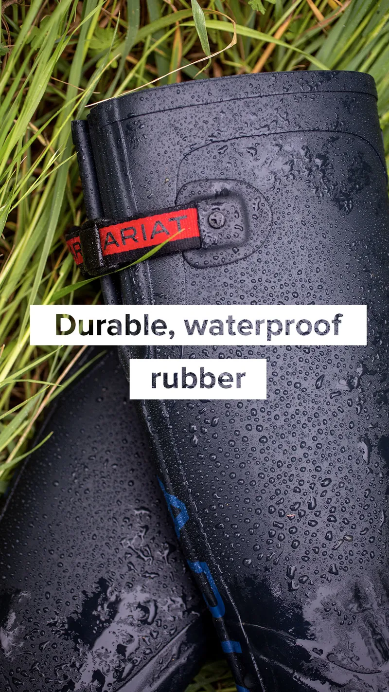 Ariat Ladies Kelmarsh Tall Rubber Boot - Grey-8